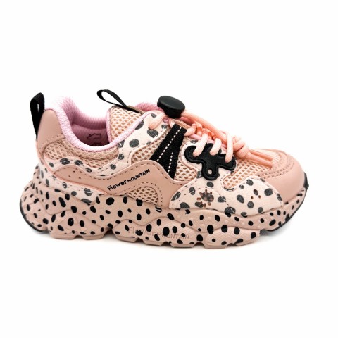 Sneaker rosa bambina Flower Mountain
