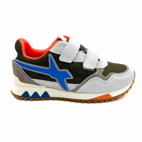 Sneaker grigia bambino W6YZ