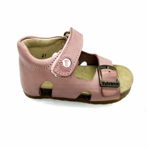 Sandalo pelle rosa bambina Falcotto