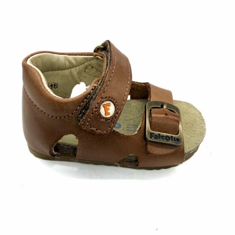 Sandalo pelle cuoio bambino Falcotto