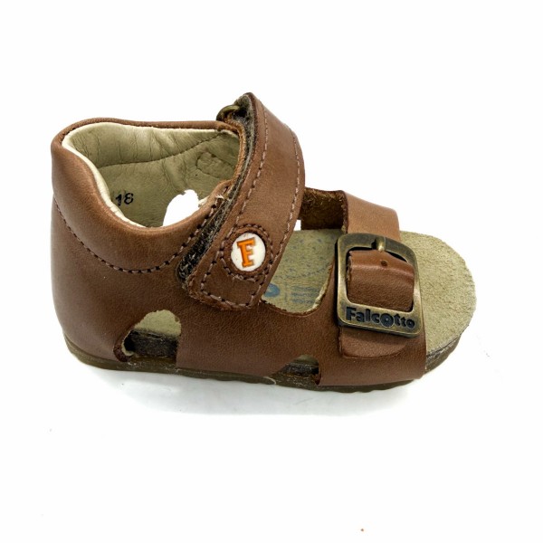Sandalo pelle cuoio bambino Falcotto