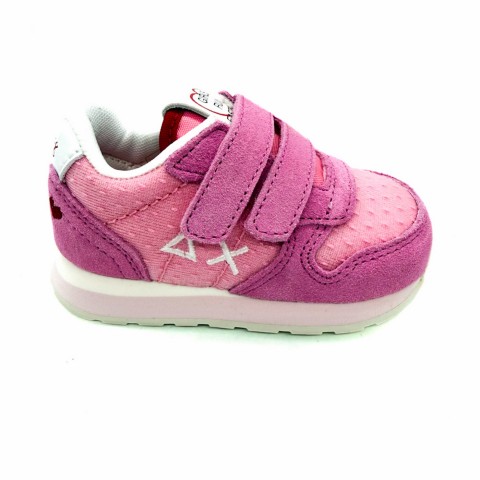 Sneaker rosa acceso bambina primi passi SUN 68
