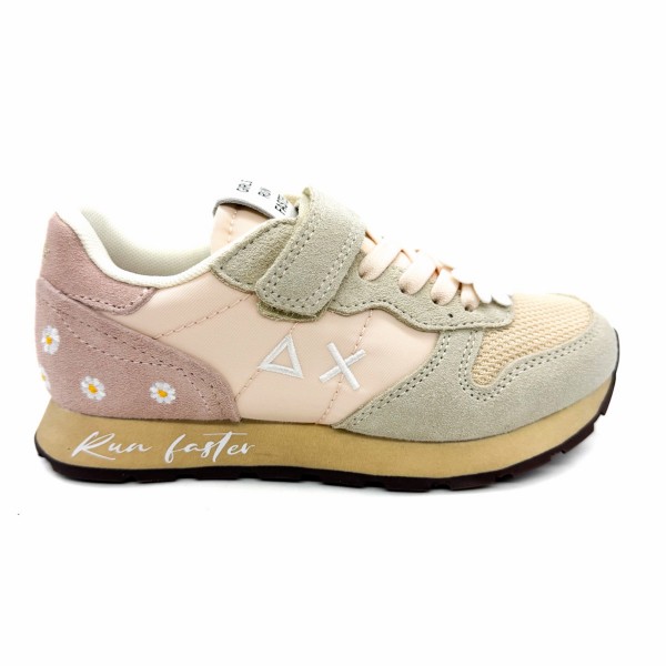 Sneaker rosa porcellana bambina SUN 68