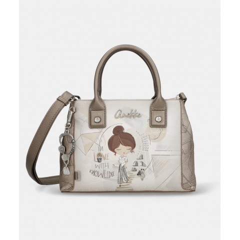 Borsa media donna bronzo Anekke