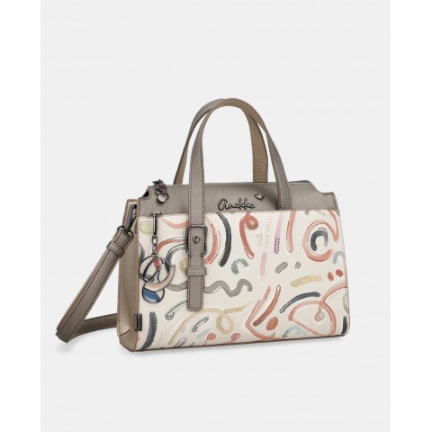 Borsa bronzo con manico corto donna Anekke