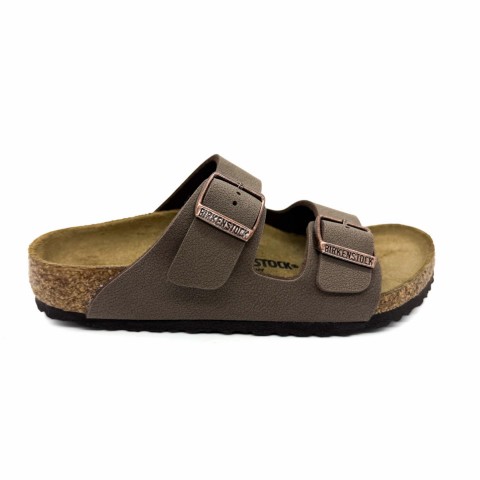 Sandalo in pelle marrone bambino Birkenstock ARIZONA