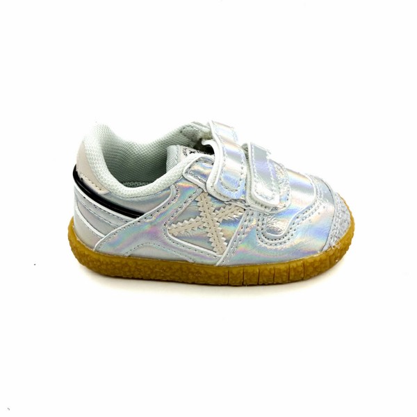 Sneaker argento bambina Munich primi passi