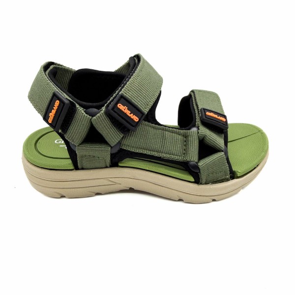 Sandalo tecnico verde nero bambino Grunland