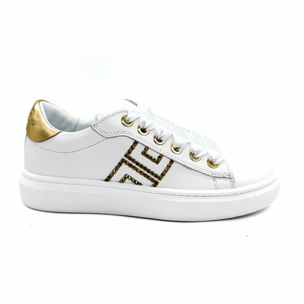 Sneaker pelle bianca bambina Elisabetta Franchi la mia bambina