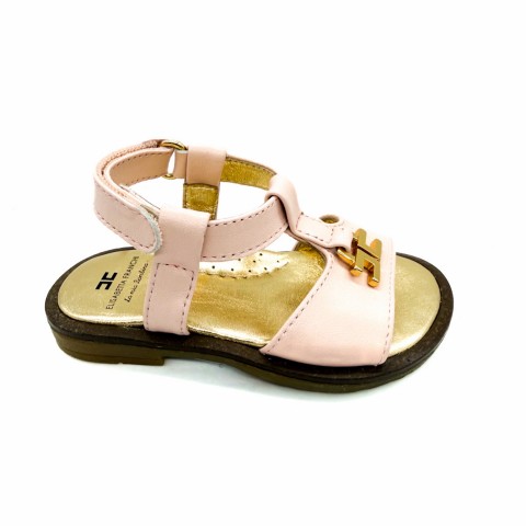 Sandalo pelle rosa elegante bambina Elisabetta Franchi la mia bambina