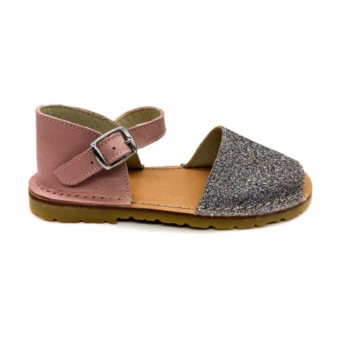 Minorchina rosa glitter bambina Panyno