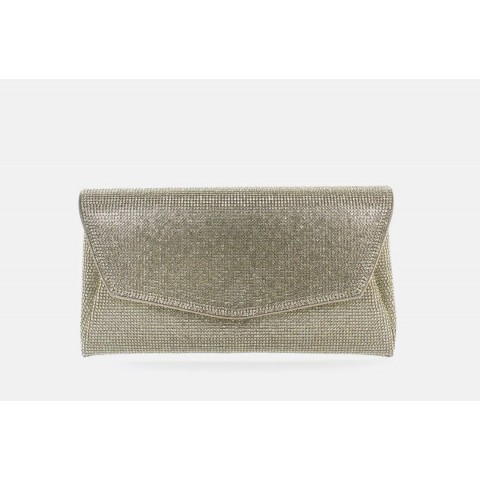 Pochette elegante cristal platino donna Kharisma