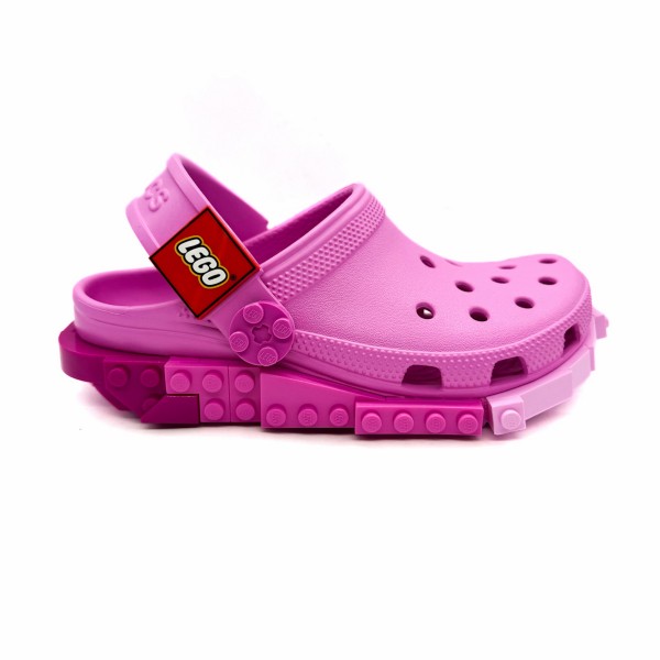 Sabot clog Lego fuxia bambina ragazza Crocs