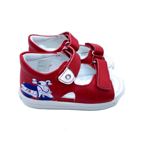 Sandalo rosso bambino  Falcotto