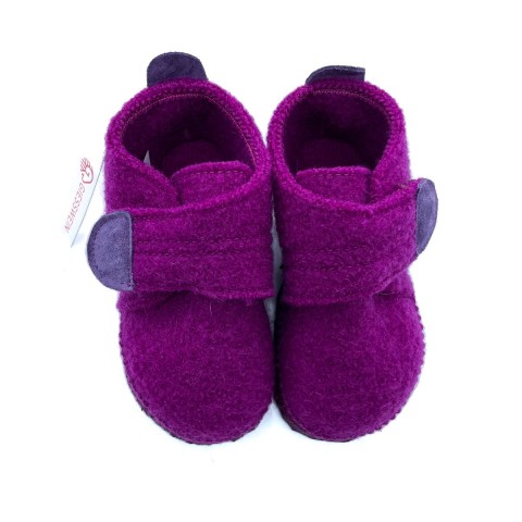 Pantofola viola bambina Giesswein