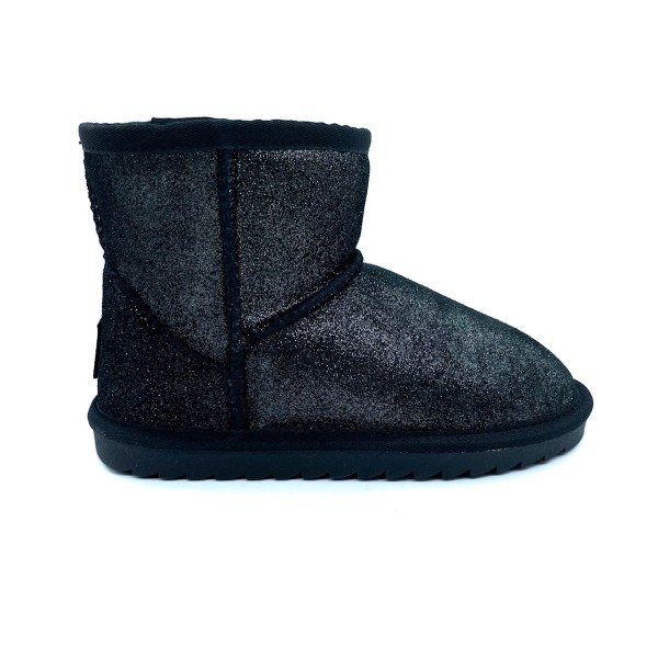 Stivaletto nero lurex bambina Colors of California