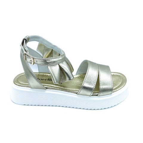 Sandalo platino donna Andrea Morelli