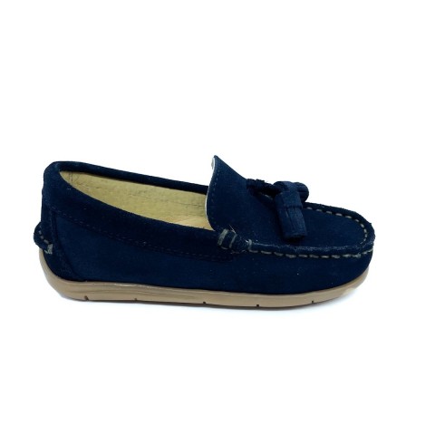 Mocassino ragazzo blu Panyno