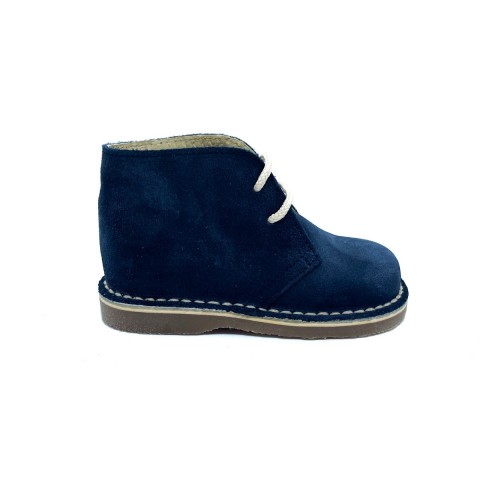 Scarpa scamosciata blu bambino Panyno