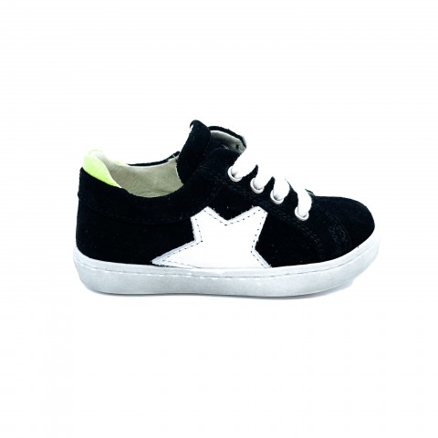 Sneaker nera bambino Gattafoni