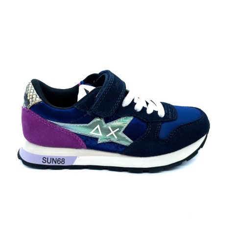 Sneaker blu bambina SUN 68