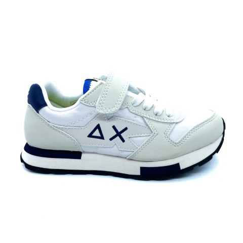 Sneaker bianca velcro bambino SUN 68