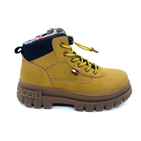 Scarponcino ocra bambino Tommy Hilfiger